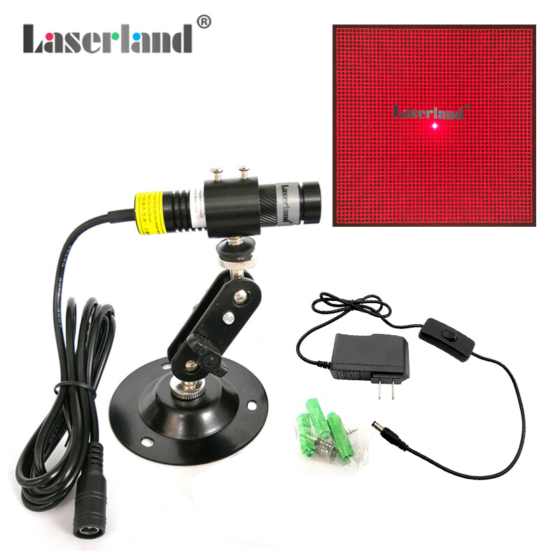 650nm 100mW 50*50 Grid Grating Red Laser Module 3D Structural Light Source