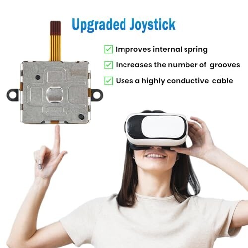 2 Pack Joystick Replacement for Oculus Quest 2 Controller/Meta Quest 2 Controlle