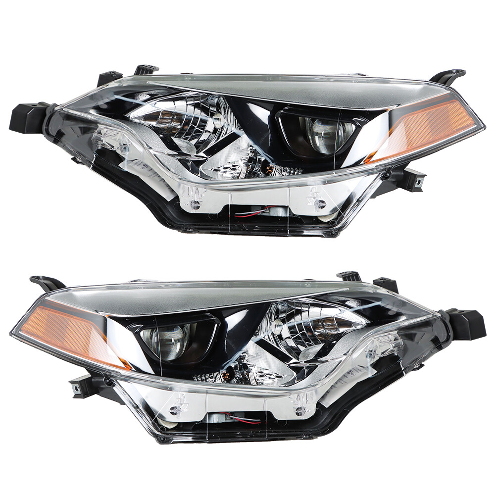 LED Headlight Assembly for 2014 2015 2016 Toyota Corolla Left Right 2pc Pair Set