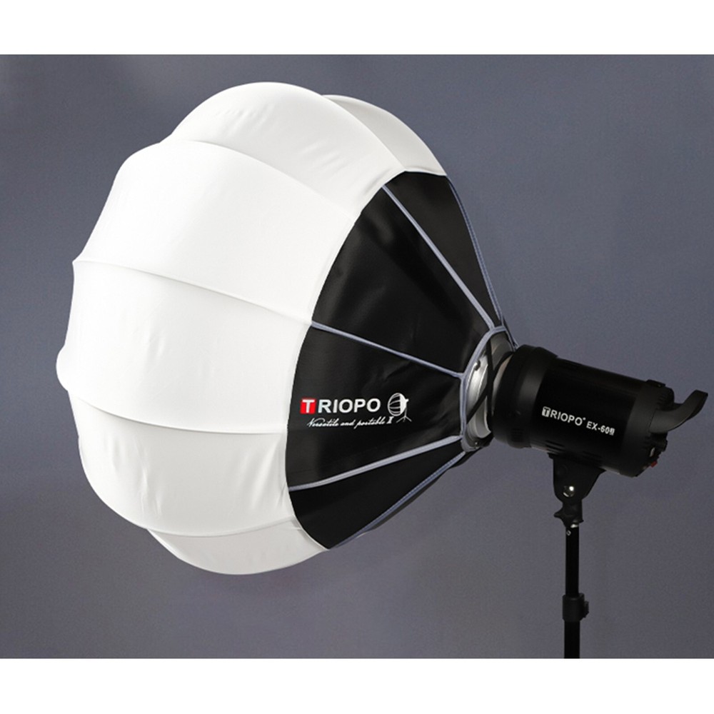 TRIOPO KQ55 21.6in/55cm Lantern Softbox Bowens Mount Softbox Soft Light Modifier