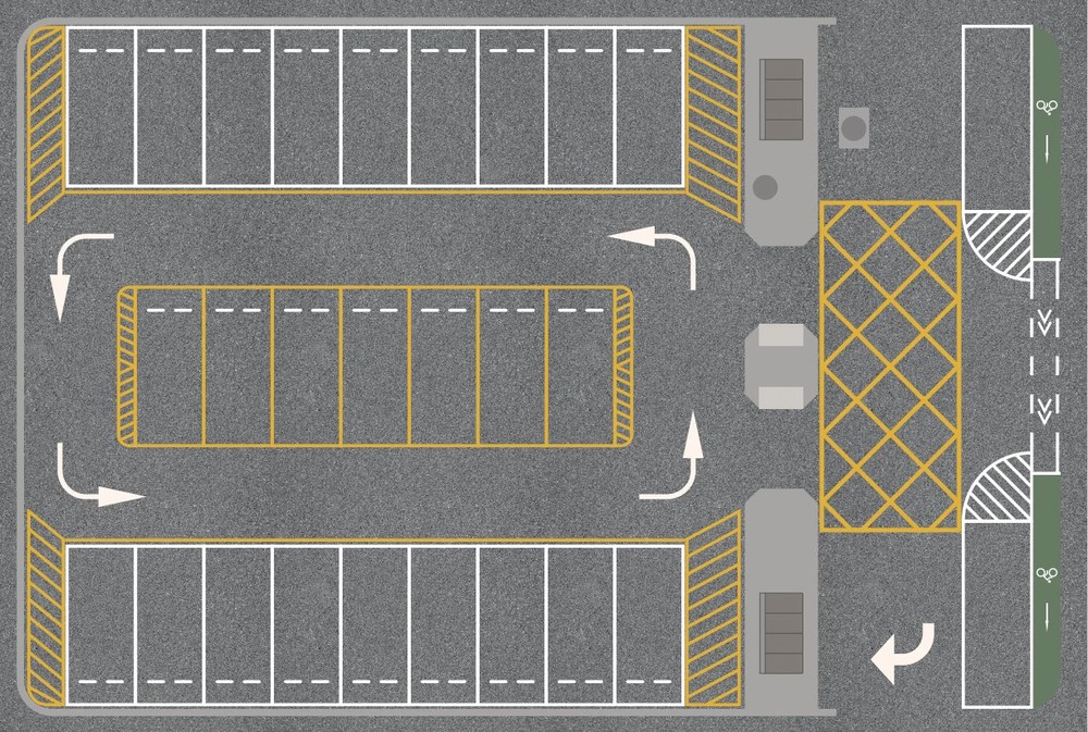 Parking Lot Mat, Style D