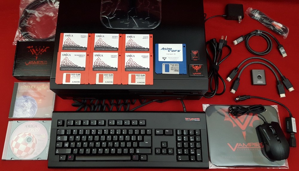 BLACK Vampirized Commodore Amiga 2000 A2000 Desktop Computer 68080@85mhz Vampire