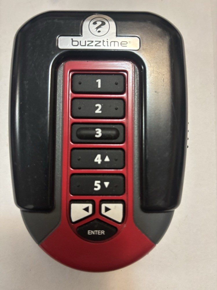 Cadaco Red & Black Wireless Controller for Cadaco Buzztime Home Trivia System FS