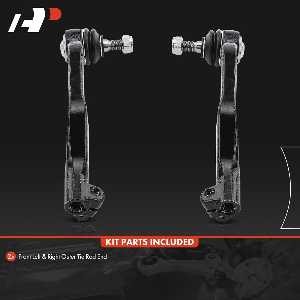 2 x Front Outer Tie Rod Ends, Compatible with Mini Cooper 2007-2015