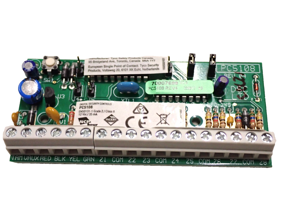 DSC PC5108 PowerSeries 8 Zone Expander Module FOR PC5015, PC1864, PC1832 NEW