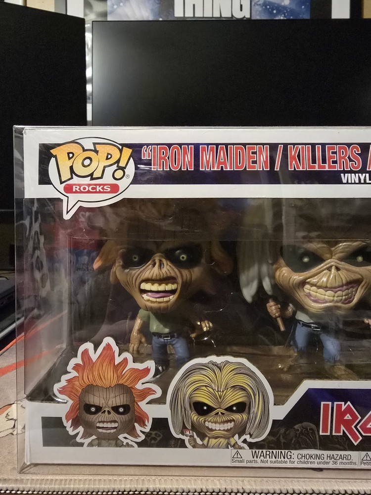 Funko Pop! Rocks Iron Maiden Eddie Vinyl 4 Pack GITD AE Exclusive