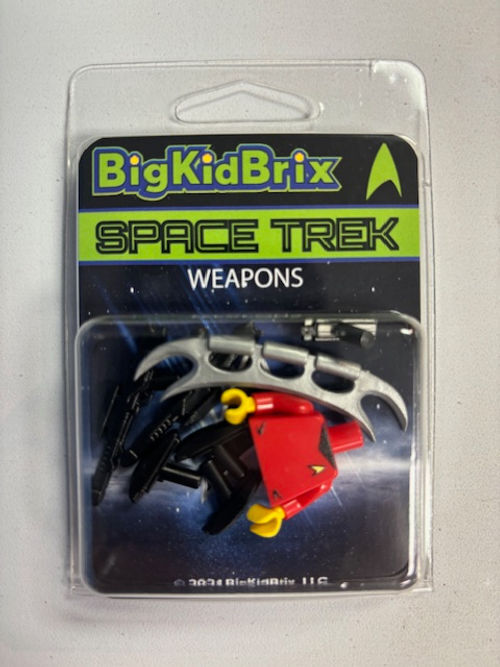 Custom Space Trek Weapons Pack Printed on Genuine Lego Parts -by BKB