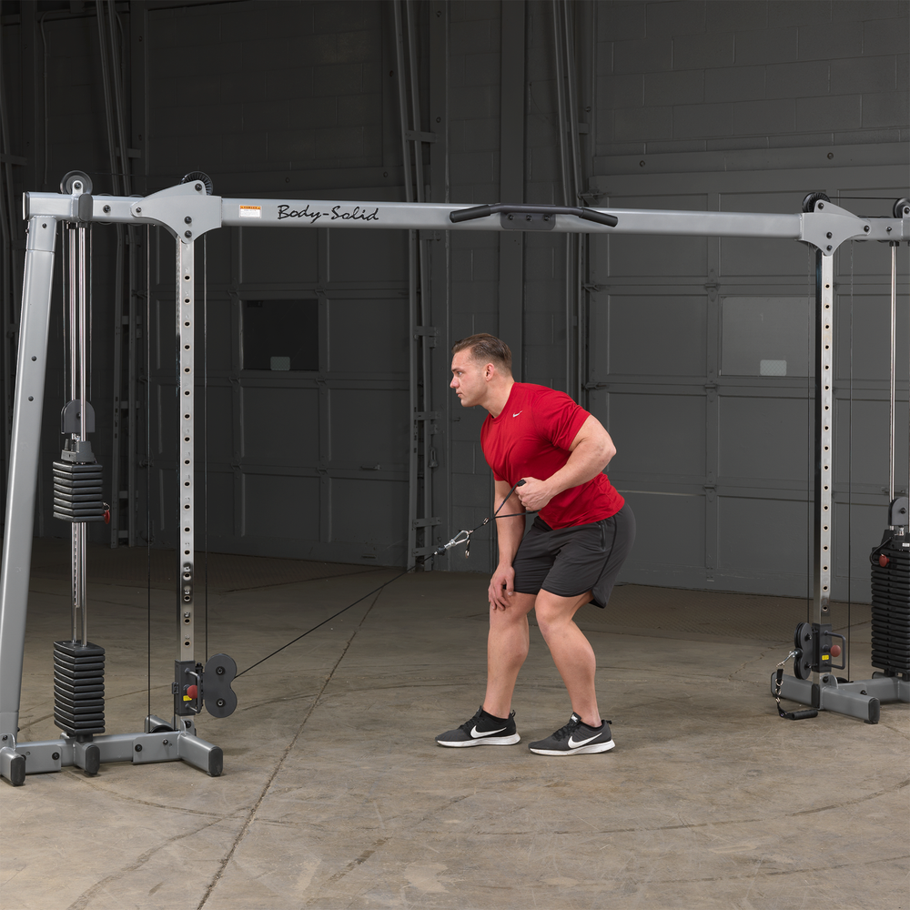 Body Solid Deluxe Cable Crossover GDCC250 Selectorized Home Gym Exercise Station