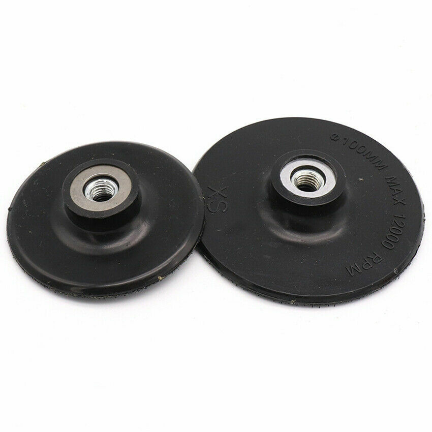 3'' 4'' Hook and Loop Backing Pad M10 Thin Hard for Angle Grinder Polishing Pads