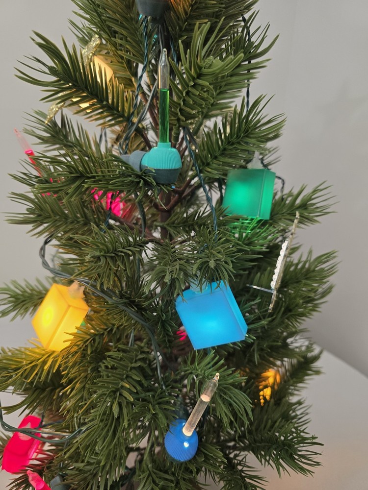 21" Artificial Christmas Tree with 3 Various light types