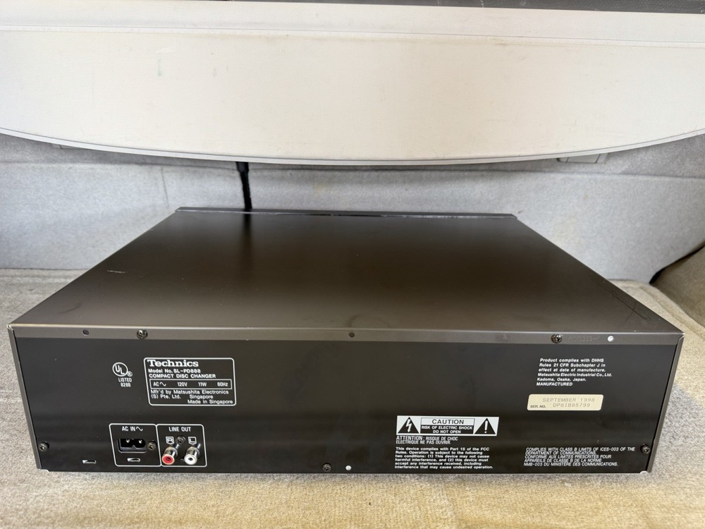 Technics SL-PD888 CD player.