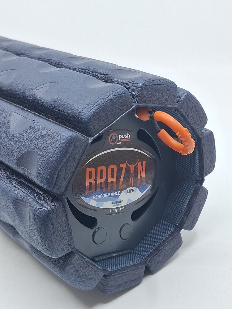 Brazyn Morph Foam Roller Collapsible Travel Stretch Workout 14" Alpha Midnight