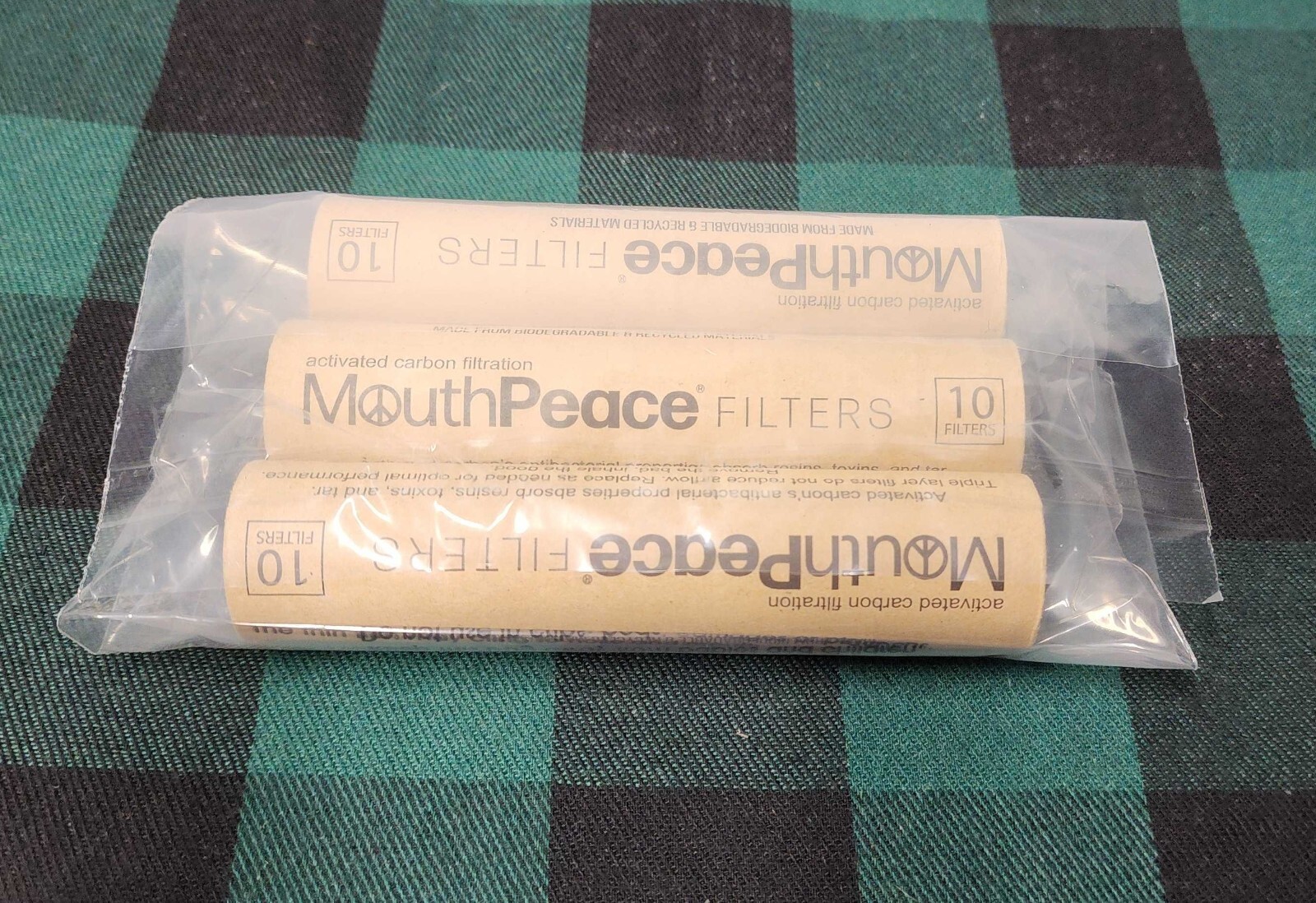 MouthPeace ORIGINAL Carbon Filter Replacements - 3 Packs of 10pc Filter Rolls