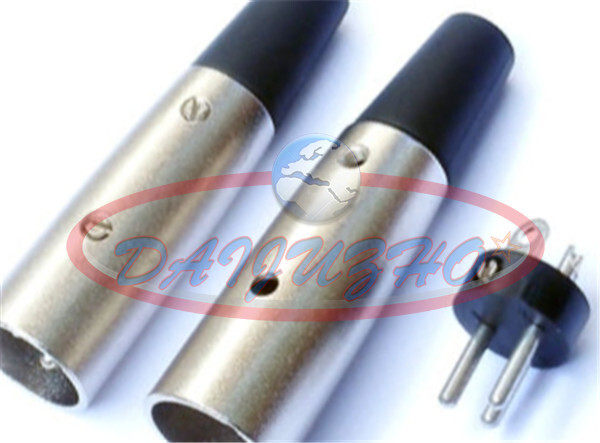 ONE MicrophPatch XLR Male 3-pin Plug Connector NEW