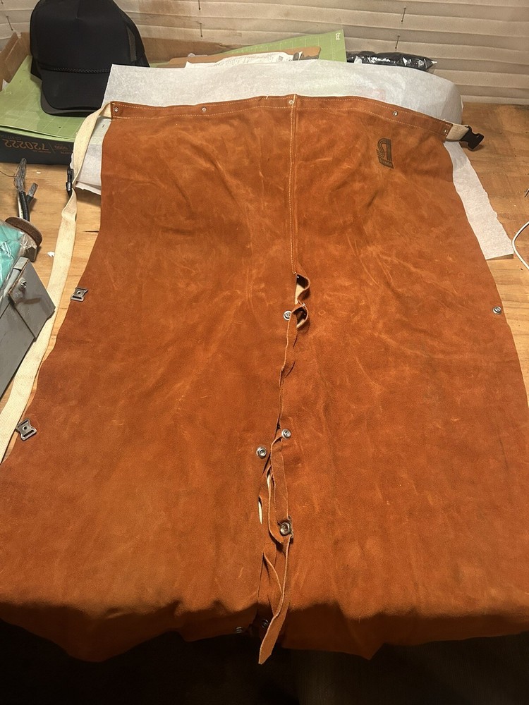 Steiner 12174 Brown Leather Welding Protective Leg Chaps