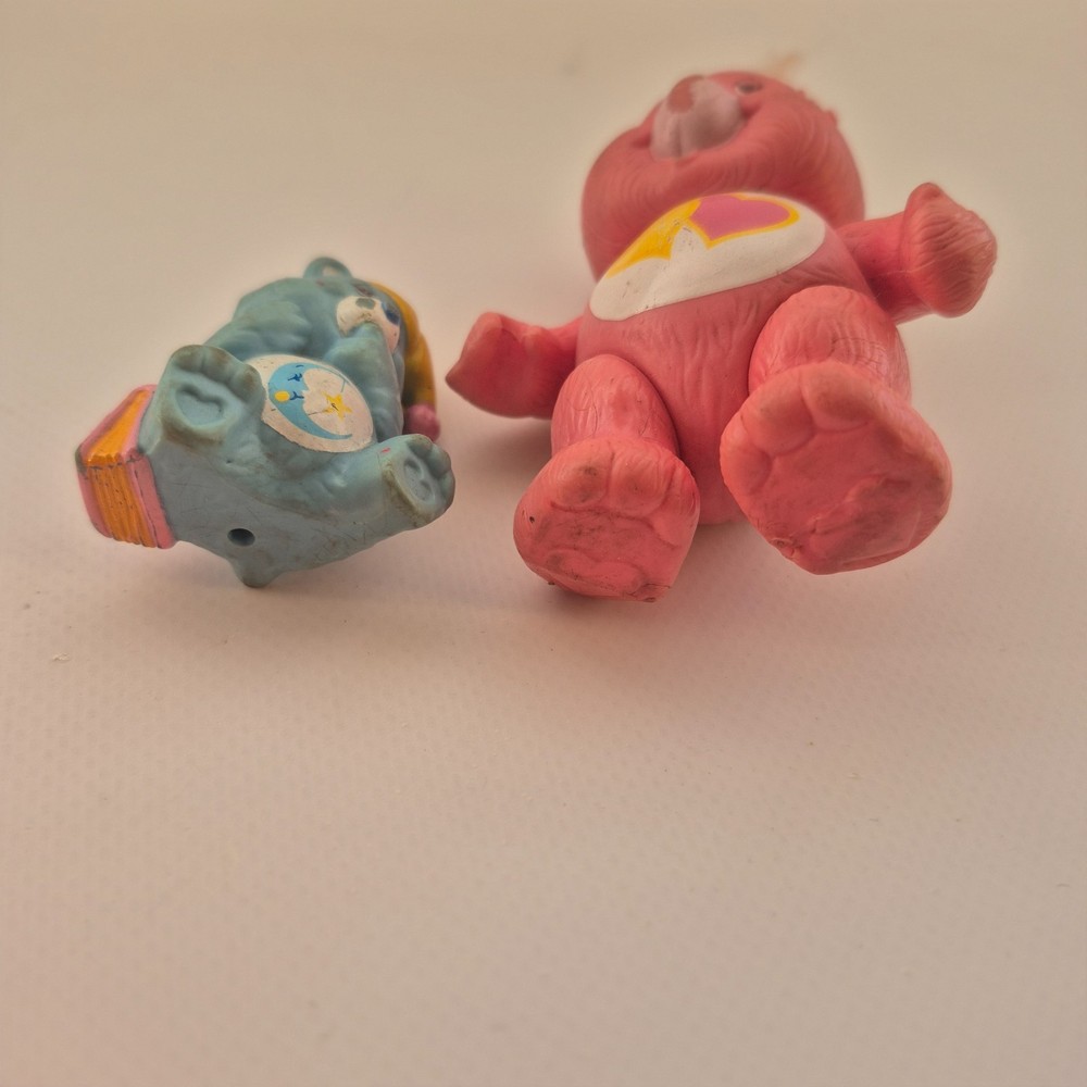 Vintage Care Bear bundle plastic figures x2