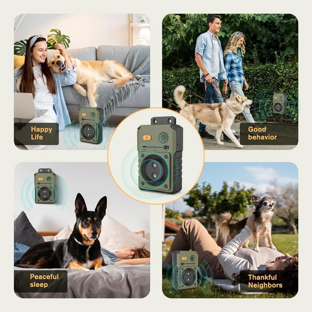 Dog U11 Automatic Ultrasonic Bark Control Safe Anti Barking Training Device 50ft