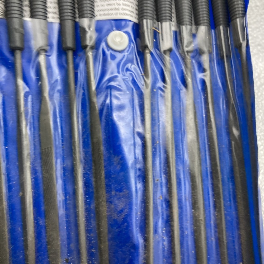 12PC Needle Files with Poly Handles by Central-Forge