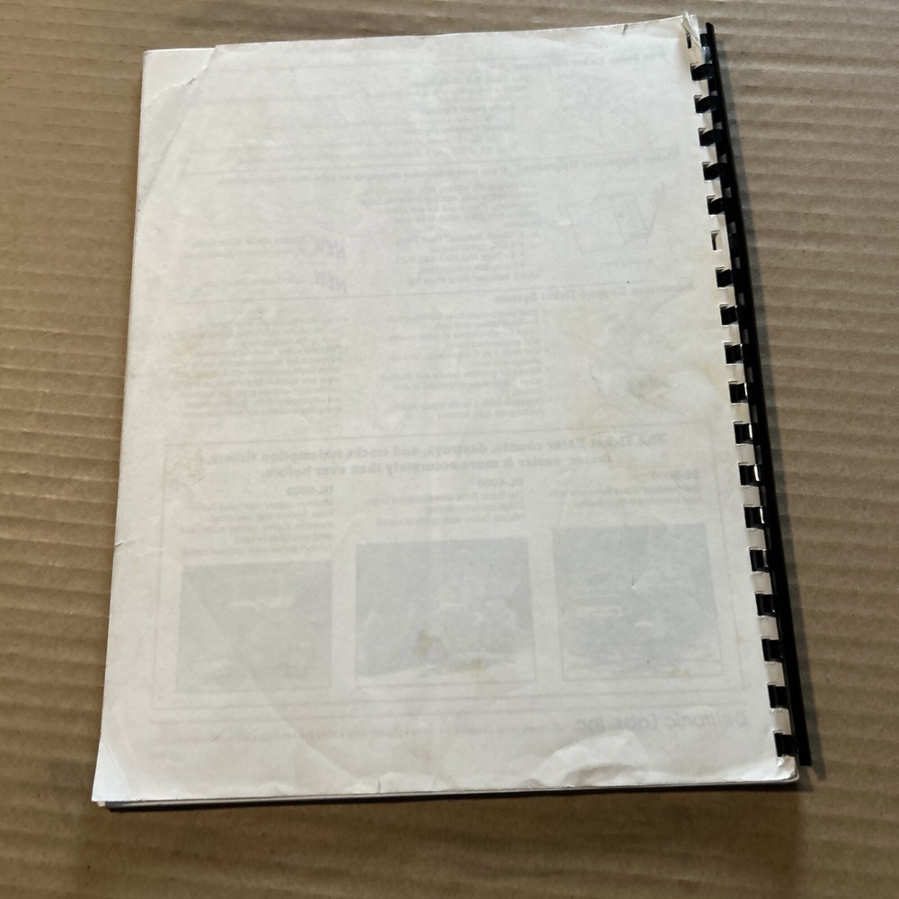 POPCORN BAY TEK arcade game manual