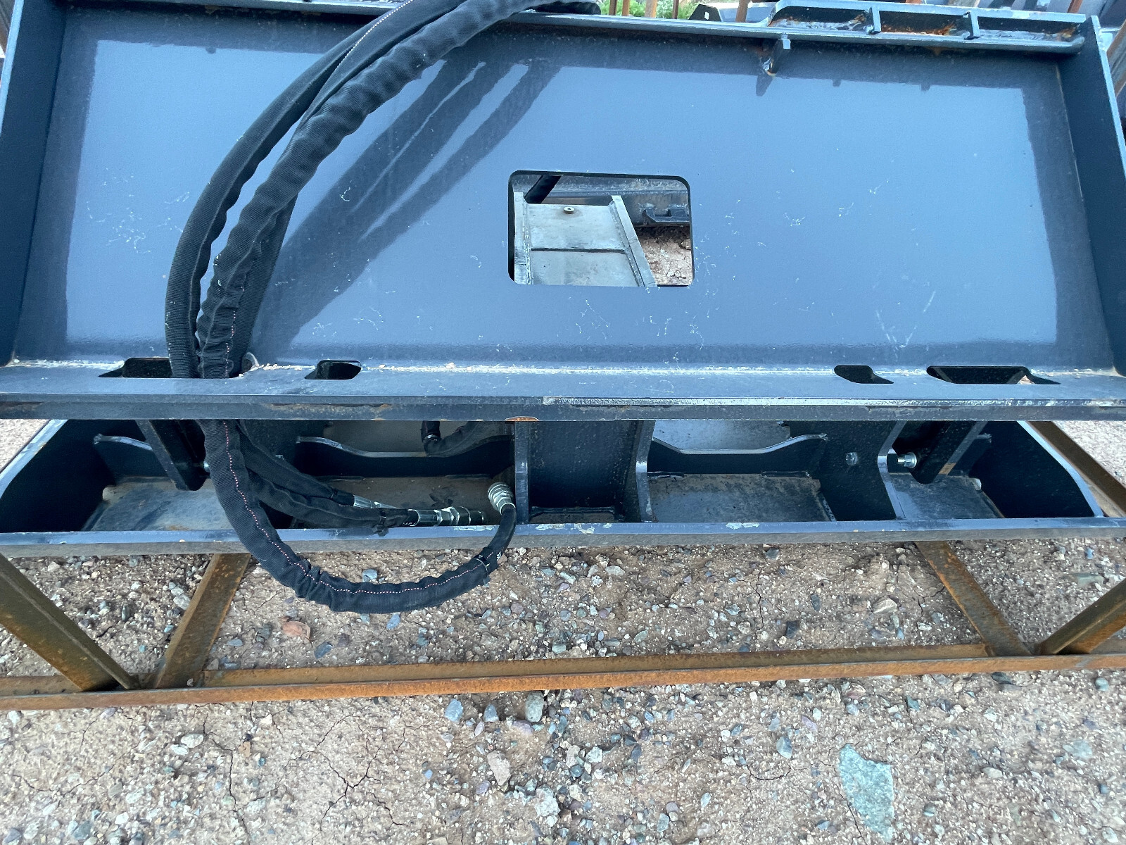 72" Vibratory Plate Soil Gravel Compactor Skidsteer Attachment Kubota Bobcat CAT