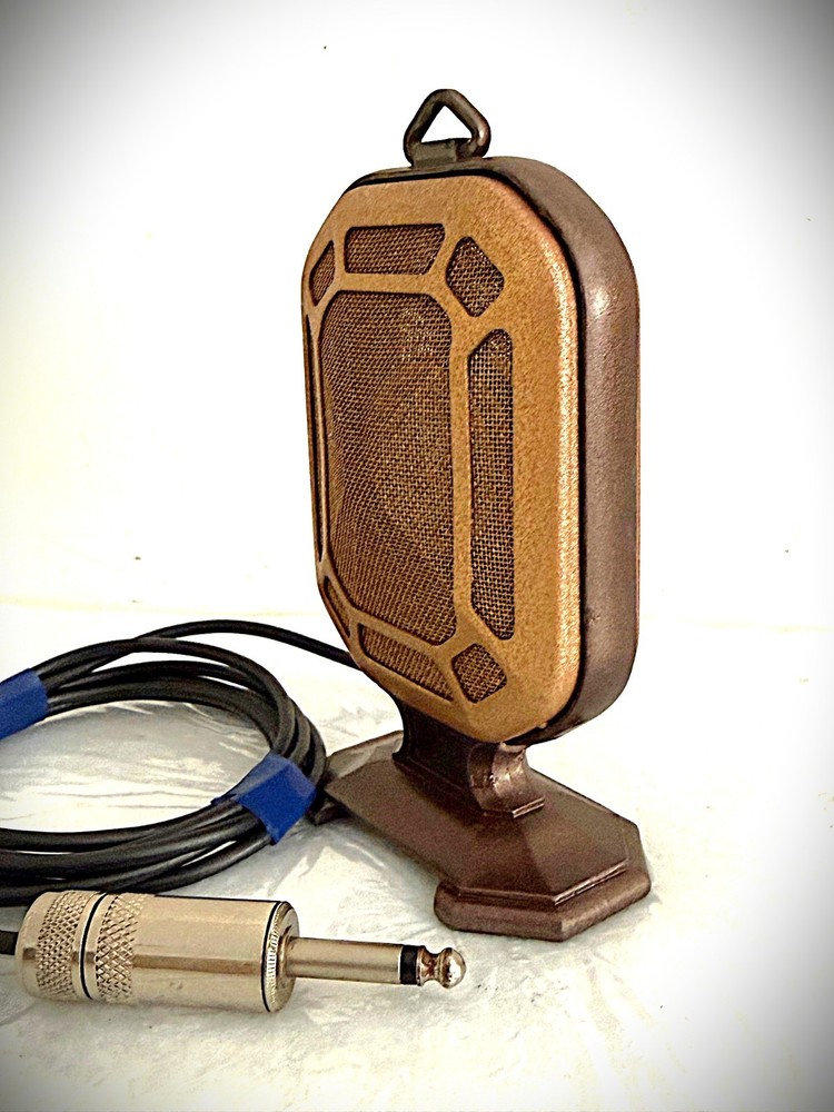 Vintage 1930's RCA Model P-64713 Desk Microphone, working great, revised dynamic