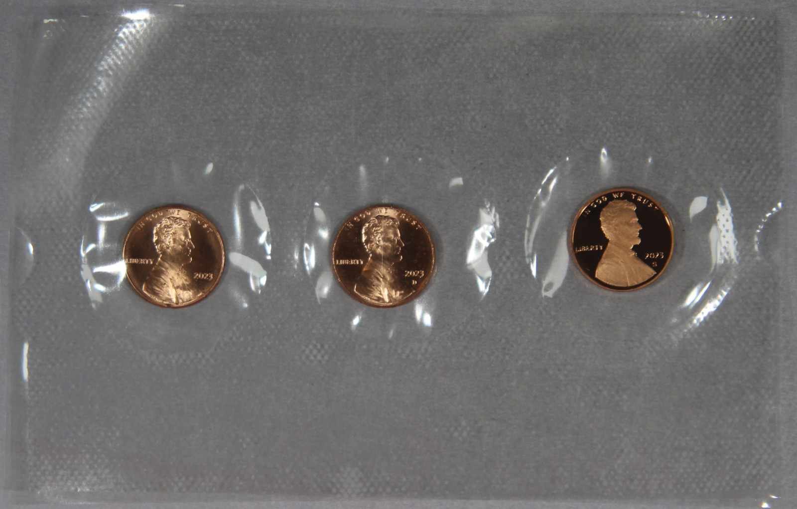 2023 P D S Lincoln Shield Proof Penny Set ~ Proof from Set, P/D from Rolls.