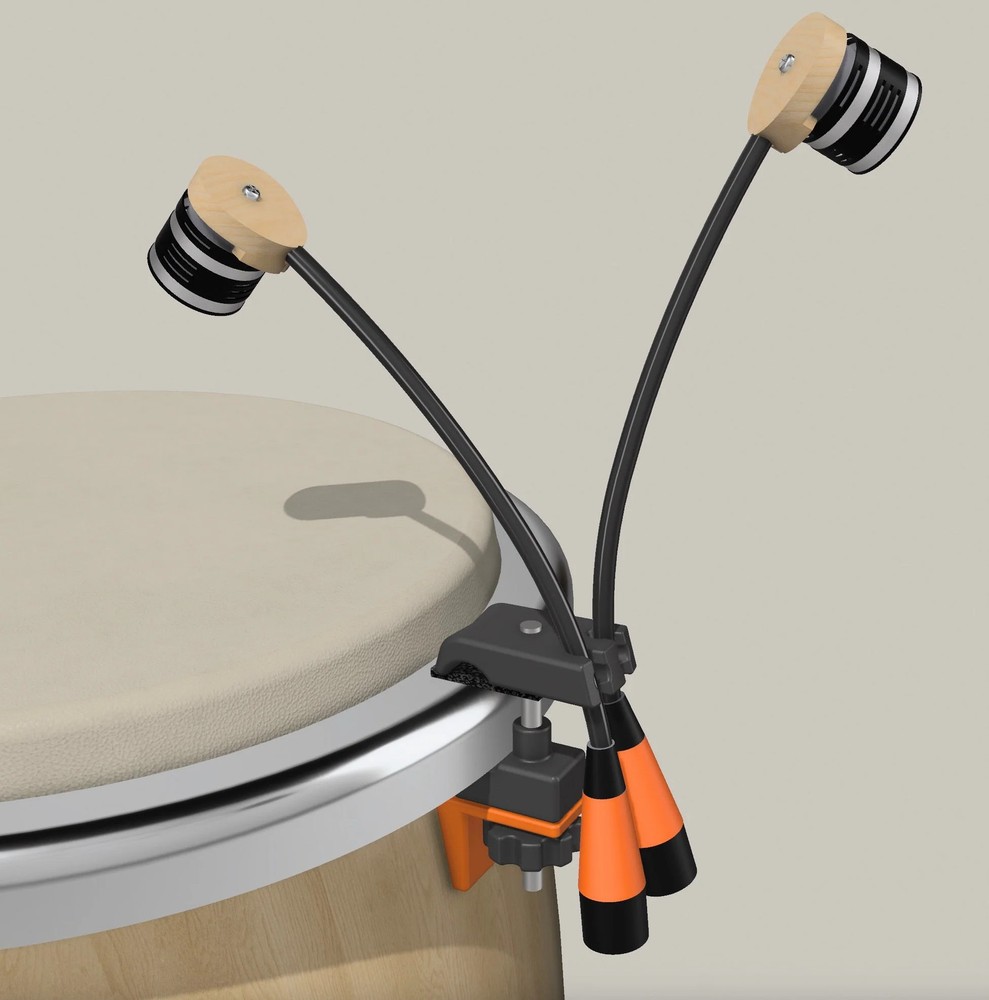 Grit snare and tom tom drum microphone