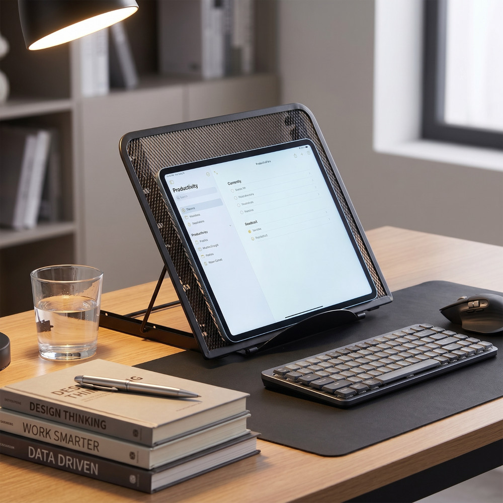 Adjustable Foldable Laptop Stand Aluminum Notebook Riser Computer Holder Desk