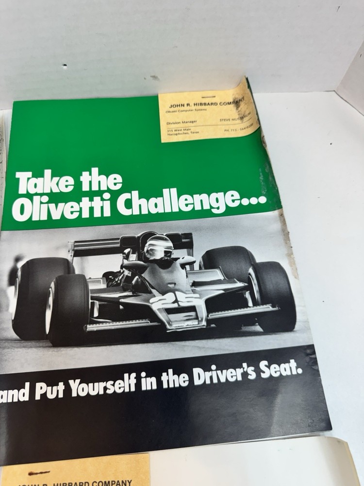 olivetti m20 personal computer manual booklets as pictured