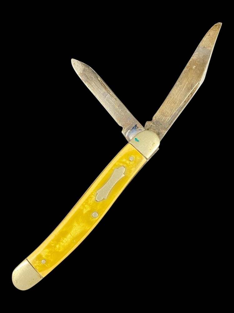 Antique 2-Blade Folding Pocketknife Celluloid Handles