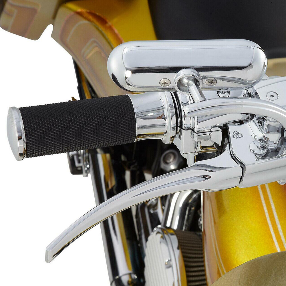 Directly Replace Rear view Mirrors Clear Mirror & Chrome Shell & Chrome Stem