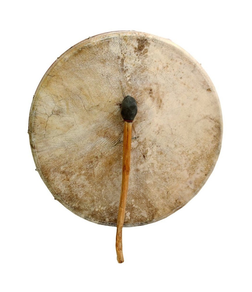 Shaman drum Cow plain 20", Frame Drum, handmade
