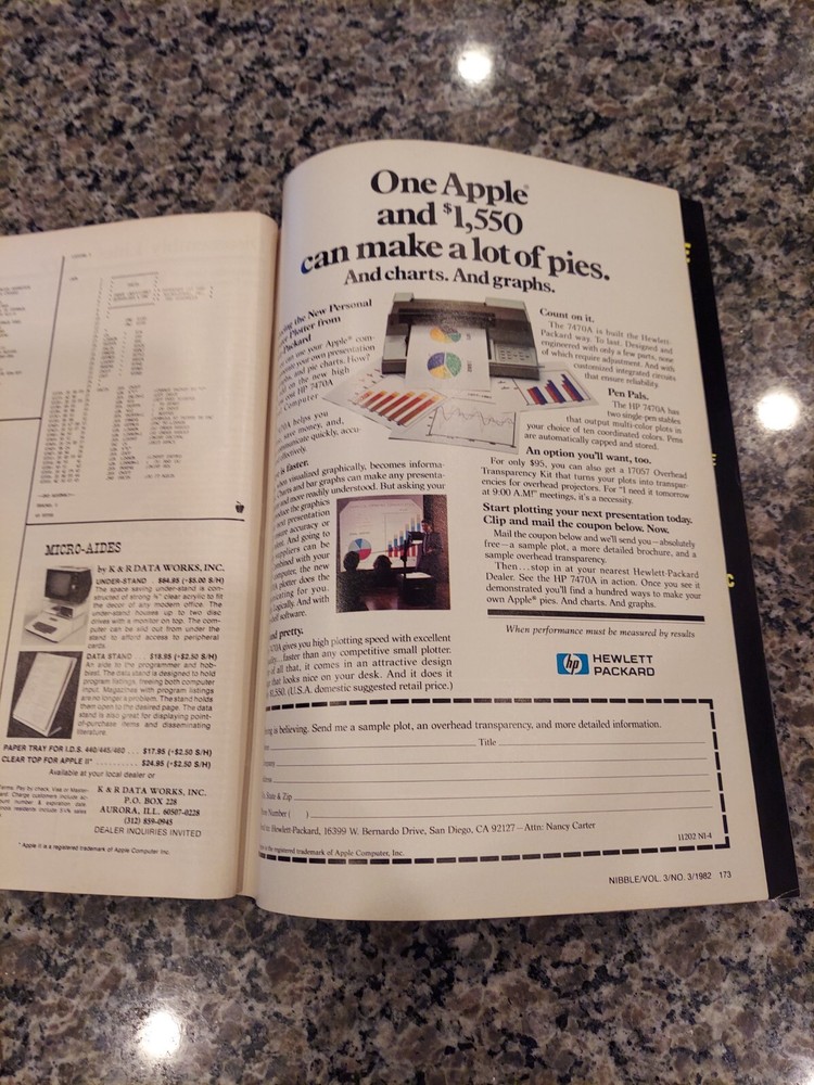 VINTAGE NIBBLE THE REFERENCE FOR APPLE COMPUTING MAGAZINE VOL.3/NO. 3 1982