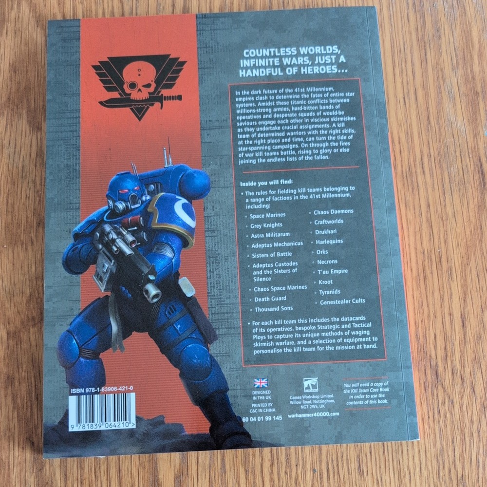 Warhammer 40k Kill Team Compendium Book