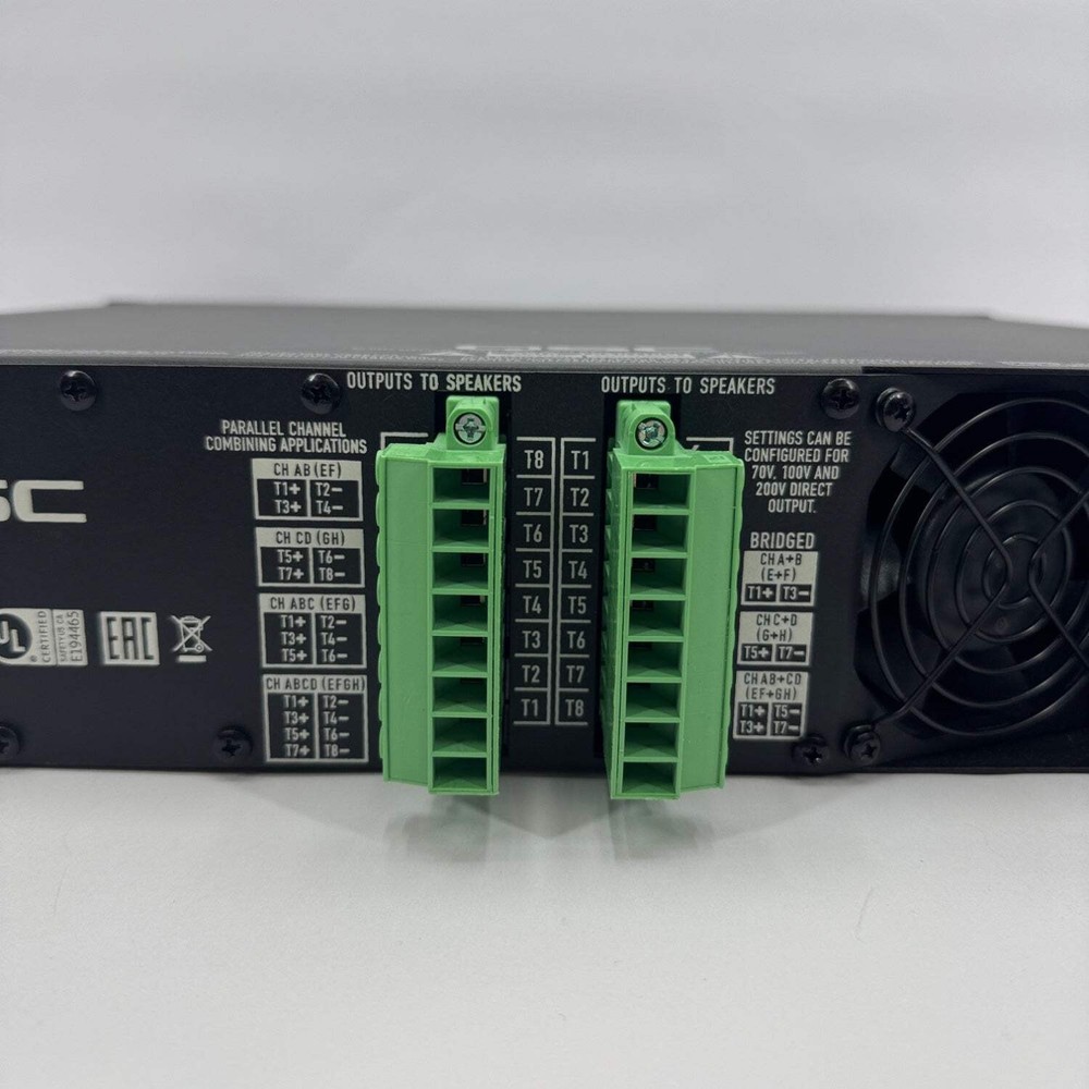 QSC Network Controller Amplifier CXD8.4QN