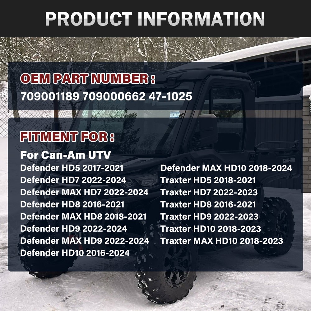 Fuel Pump 709001189 For Can Am Defender HD5 HD7 HD8 HD9 HD10 MAX 2016-2024