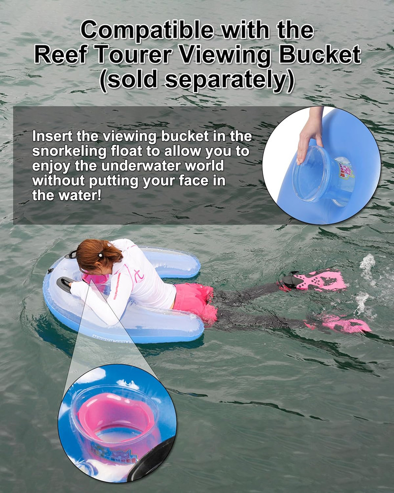 Inflatable Snorkeling Float, Blue