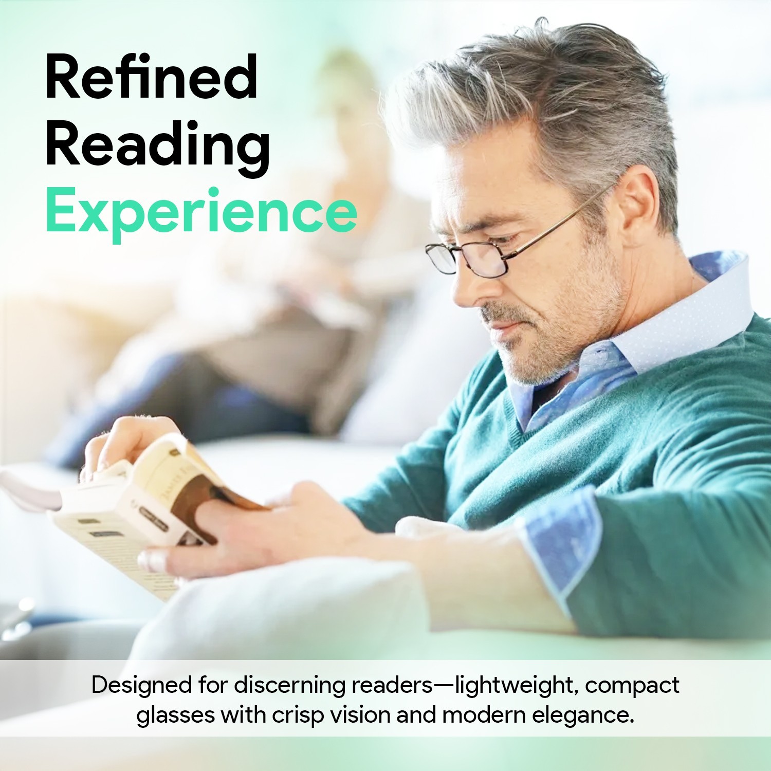 OPTIPAK Folding Reading Glasses Lightweight Unisex Portable Readers with Case