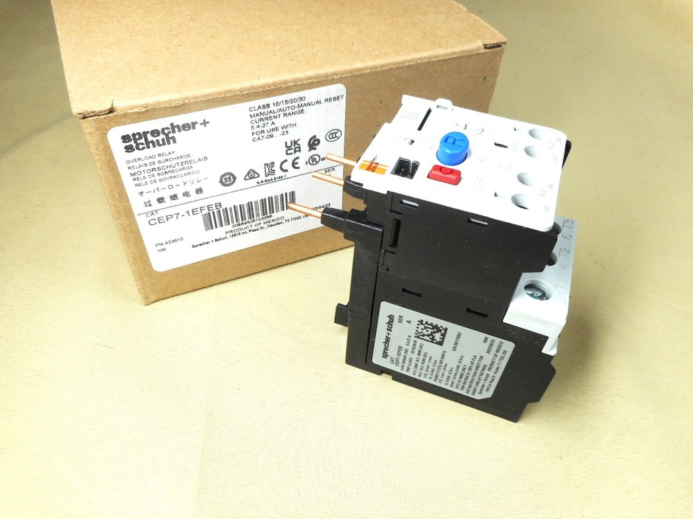 Sprecher & Schuh CEP7-1EFEB solid state overload (NIB)