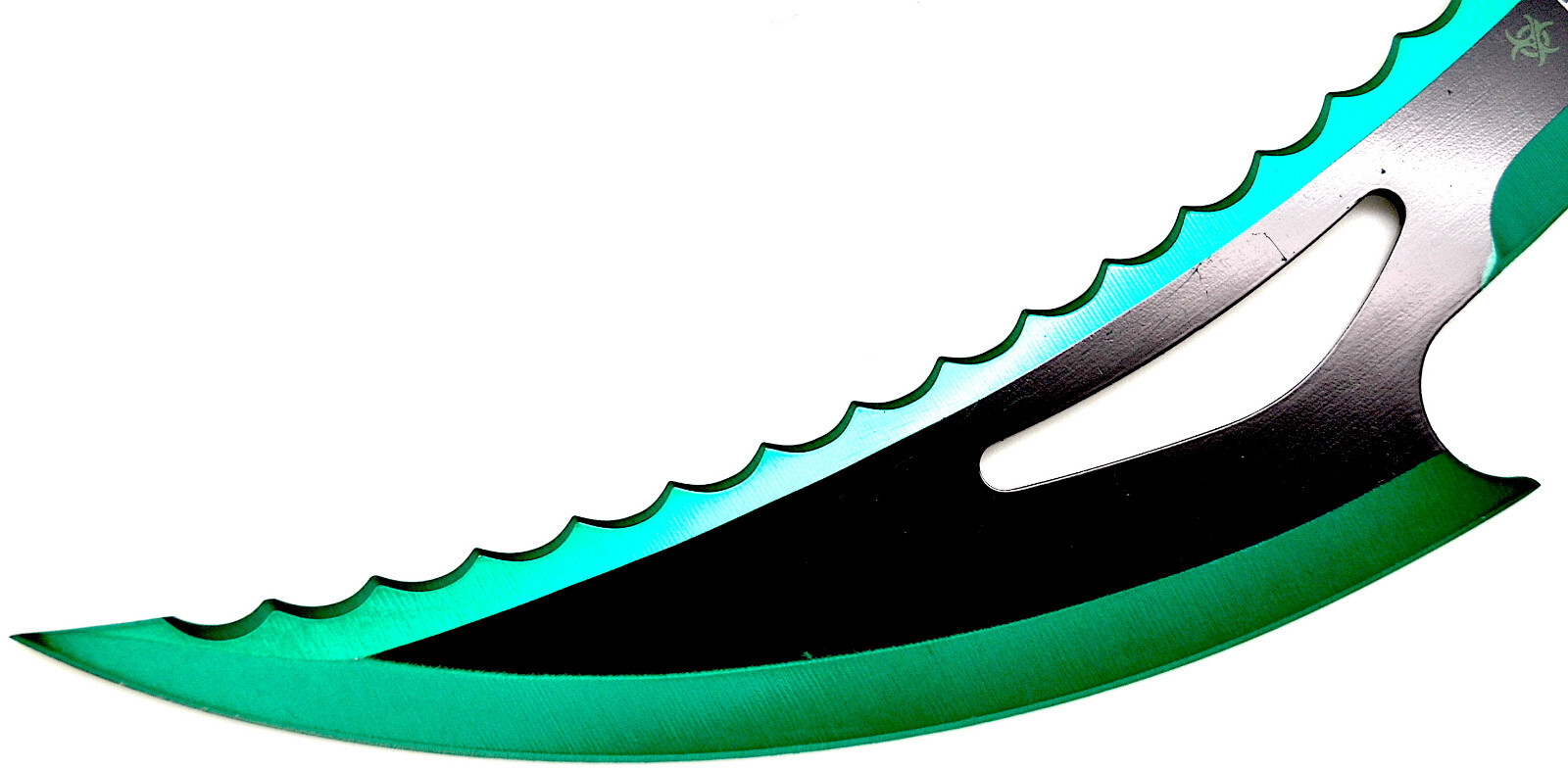 24" NEW! Green ZOMBIE Killer Biohazard Tactical MACHETE KNIFE Knives SWORD K1020