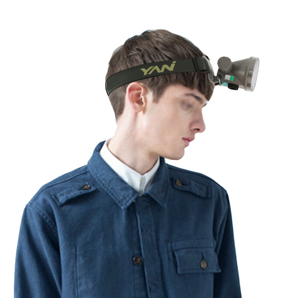 Rechargeable LED Diving Headlamp with Adjustable Angle and Waterproof Design