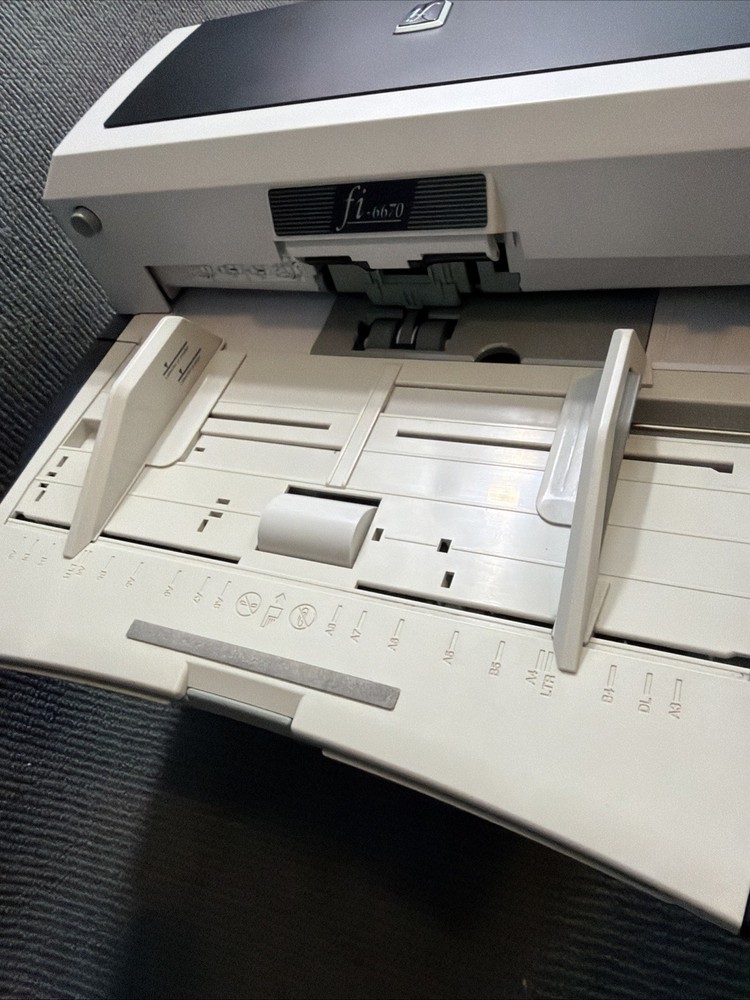 Fujitsu Fi-6670 High speed duplex workgroup document scanner.