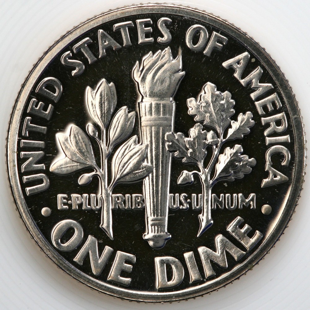 1973 S Gem DCam Proof Roosevelt Dime CN-Clad