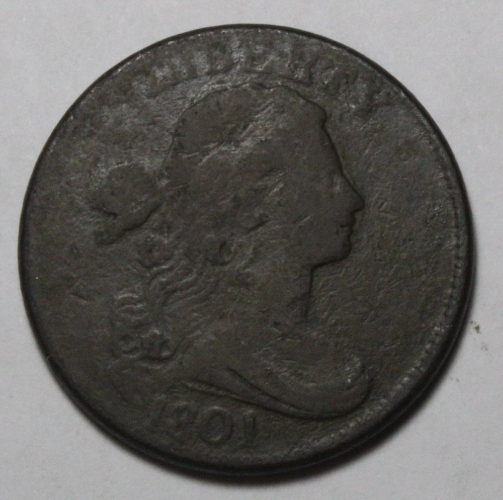 1801 Blunt 1 US Large Cent FG213