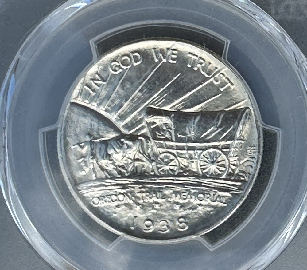1938-S Oregon Commemorative Half Dollar - PCGS MS63
