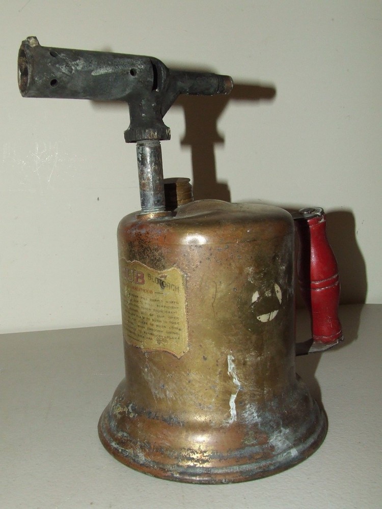 Vintage Brass "Hub" Gasoline Blotorch