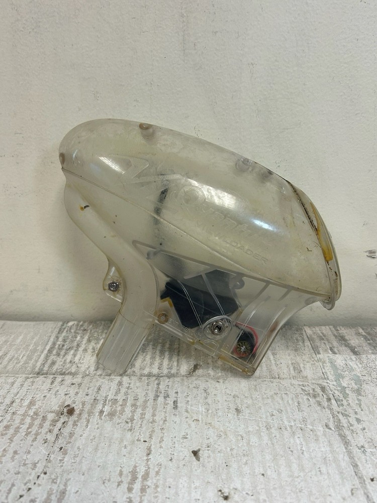 VL Quantum Viewloader Clear Motorized Paintball Gun Hopper Feeder Loader Tested