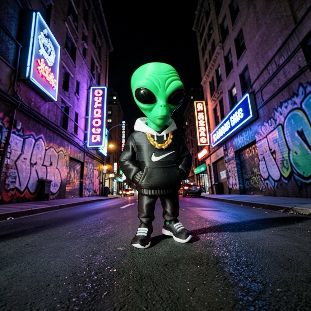 Alien Figurine 3 D Print