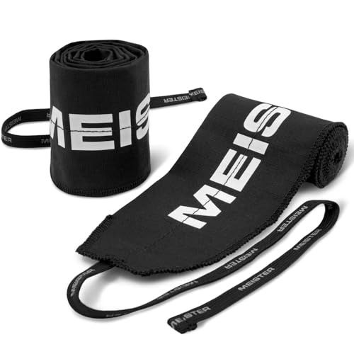 Lockdown Wrist Wraps - Adjustable Non-Stretch Support for Weightlifting, Black
