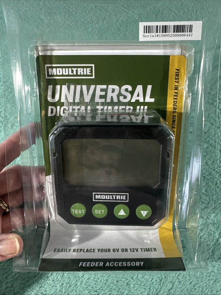 Moultrie Universal Digital Timer III Programmable Feeder Timer Black (MFA-15095)